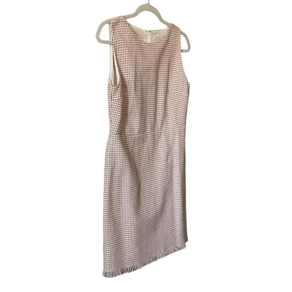 Ann Taylor Textured Cream Mini Dress - Picture 3 of 10